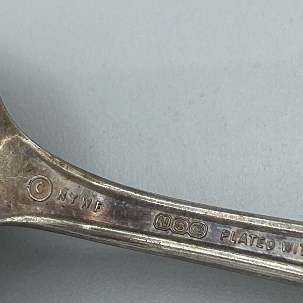 Vintage 1939 New York World's Fair PURE SILVER PLATED SPOON Official Souvenir - Picture 15 of 15